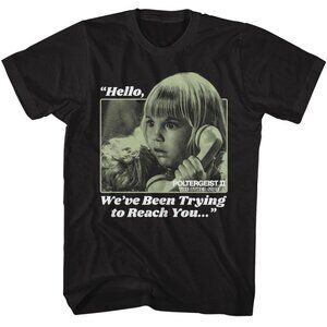 Poltergeist Trying To Reach You Black Shirt Horror Movie Fan Gift Tee 93